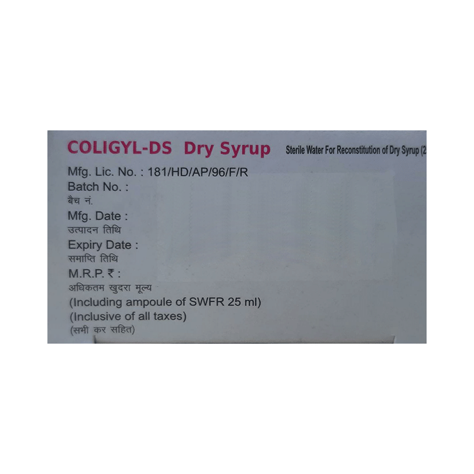 Coligyl DS Suspension buy now @ ₹106.23 Suspension | Online Rengas ...