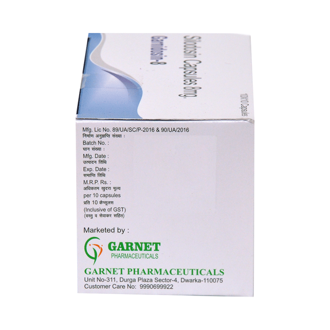 Garnidosin 8 Capsule buy now @ ₹269 per 10 Strip | Online Rengas ...
